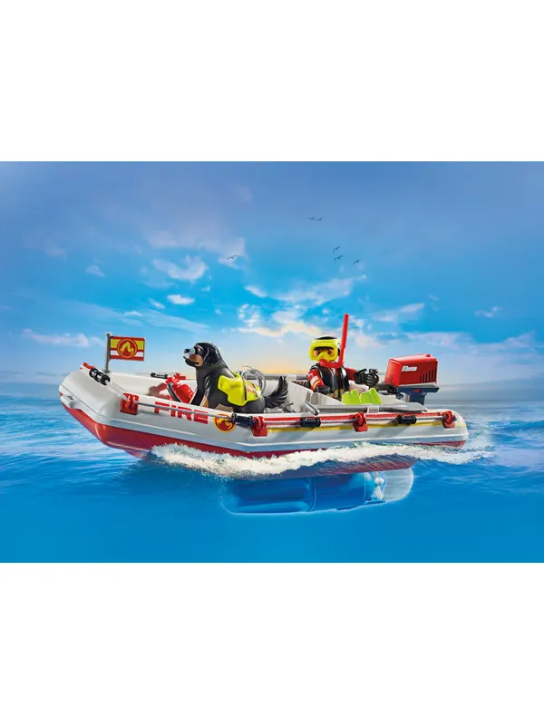 Playmobil Action - Brandbåt med Aqua Scooter