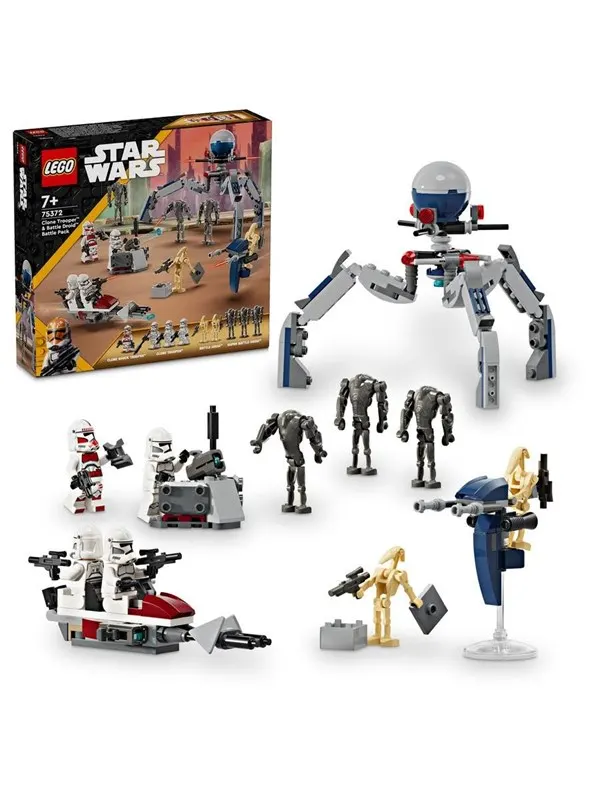 LEGO Star Wars 75372 Clone Trooper™ & Battle Droid™ Battle Pack