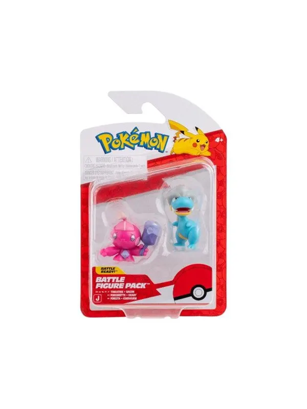 Pokemon Pokémon Battle Figure Pack includes 2" Tinkatink & 2" Bagon figures