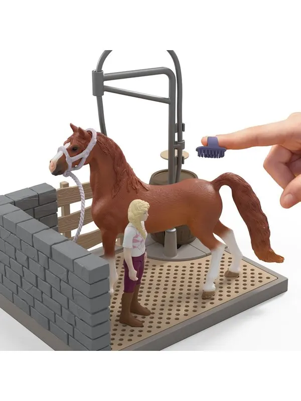 Schleich Sofias hästtvätt