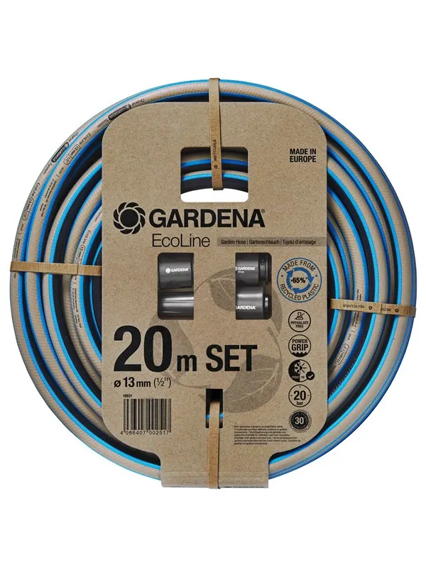 Gardena EcoLine Slang 13 mm (1/2"), 20 m, med systemdelar