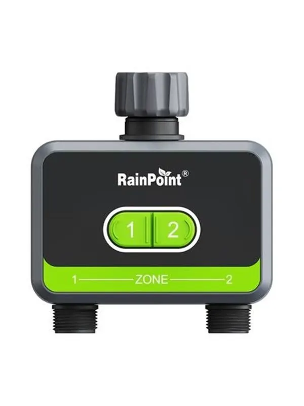 RainPoint 2-Zone Irrigation Controller with App