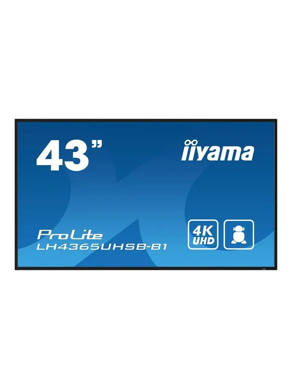 iiyama ProLite LH4365UHSB-B1 - 3840x2160 (4K) - 60Hz - IPS