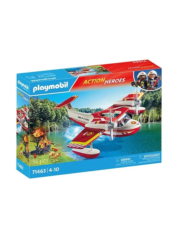 Playmobil Action - Brandbekämpningsplan med släckningsfunktion