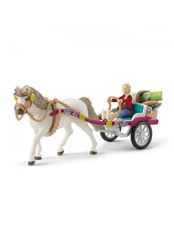 Schleich Liten vagn för den stora hästshowen
