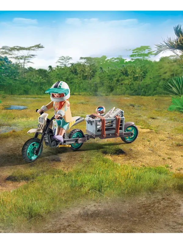 Playmobil Dinos - T-Rex-spår och spårare