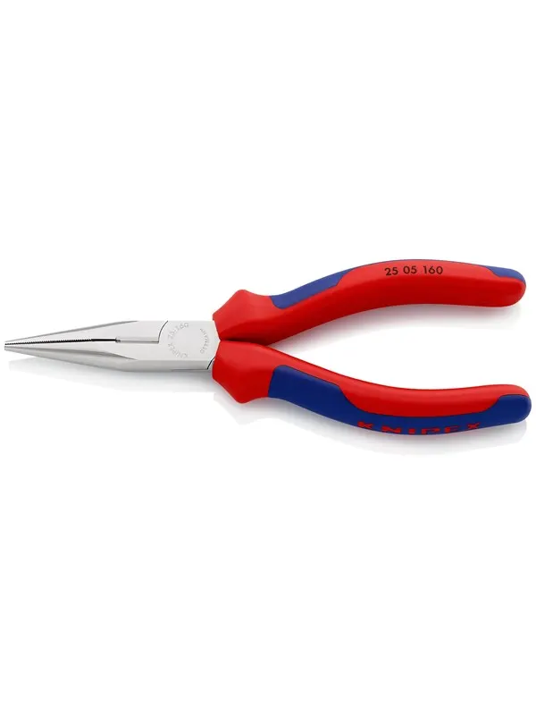 KNIPEX Tänger med flata, runda käftar och skär, (Radiotänger)