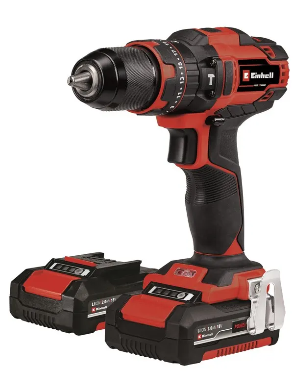Einhell Sladdlös slagborrmaskin, TE-CD 18/40 Li-i +69 (2x2,0Ah)