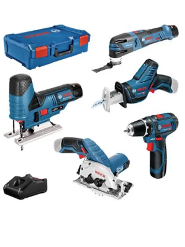 Bosch Professional 5 TOOL KIT 12V GSR/GST/GOP/GKS/GSA 3X3 XLB