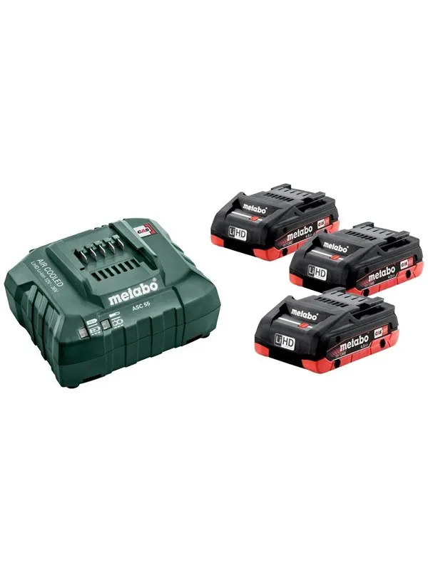 Metabo Basis-Set 3 x LiHD 4.0 Ah (685132000)