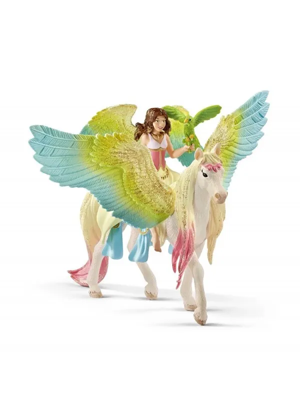 Schleich Älvan Surah med glitterpegasus