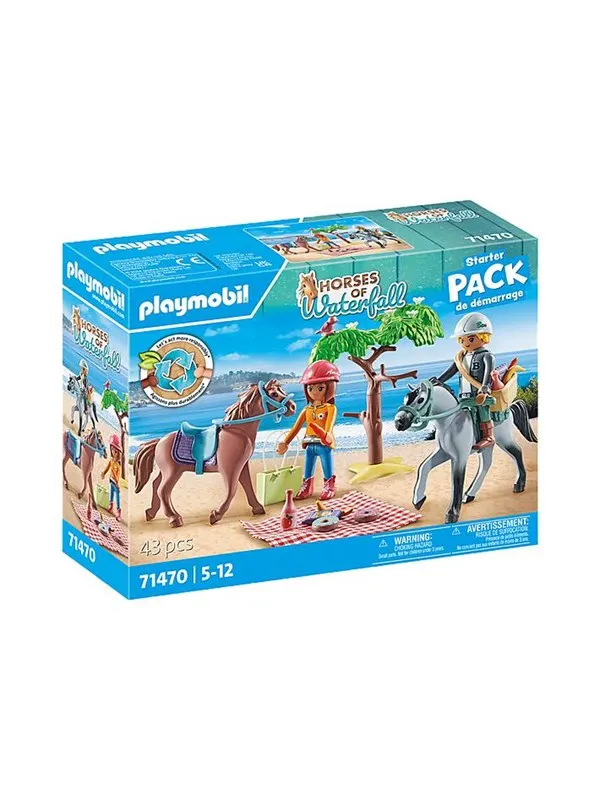 Playmobil StarterPack - Ridtur till stranden med Amelia och Ben