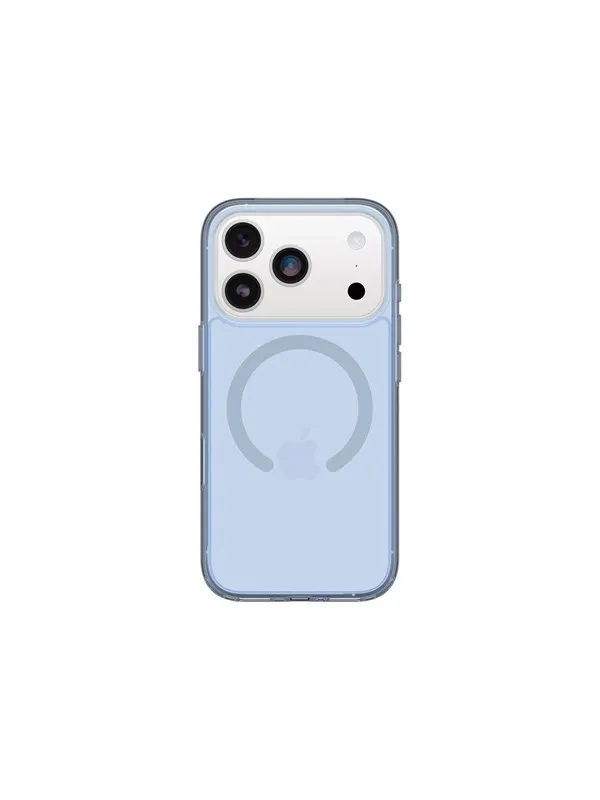 OtterBox Symmetry Clear MagSafe Camera Control Apple iPhone 17 Pro Silver Glade - blue
