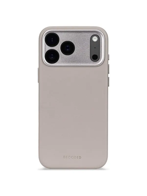 Decoded - Leather Backcover for iPhone 17 Pro Max - Solid Clay