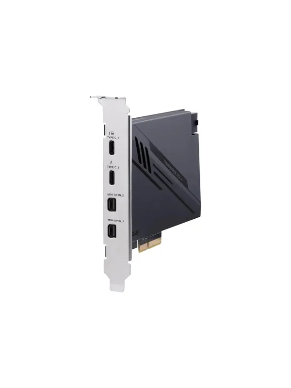 ASUS ThunderboltEX 4 expansion card dual Thunderbolt 4 (USBâC®) ports DisplayPort 1.4 PCIe® 3.0 x4 interface