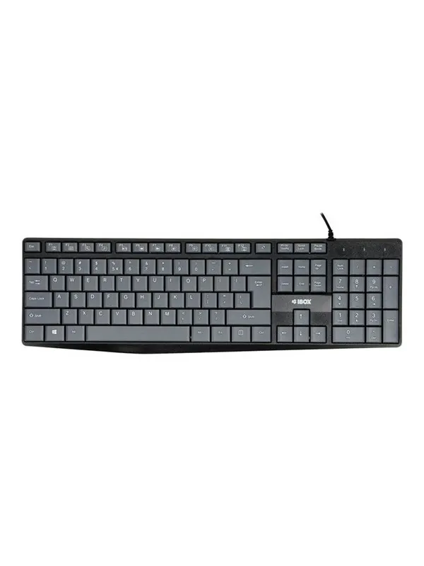 iBOX Eris - keyboard - QWERTY - grey black Input Device - Tangentbord - Grå