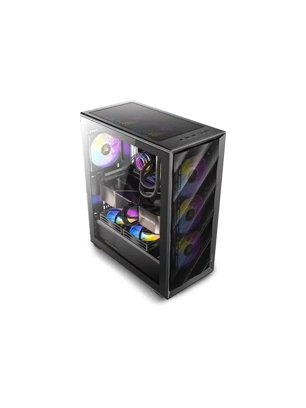 Antec AX85 ARGB - mid tower - ATX - Chassi - Tower - Svart