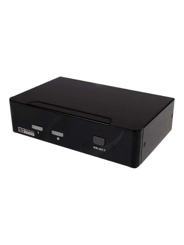 StarTech.com 2 Port DVI USB KVM-switch med ljud och USB 2.0-hubb - KVM / ljud / USB - 2 portar