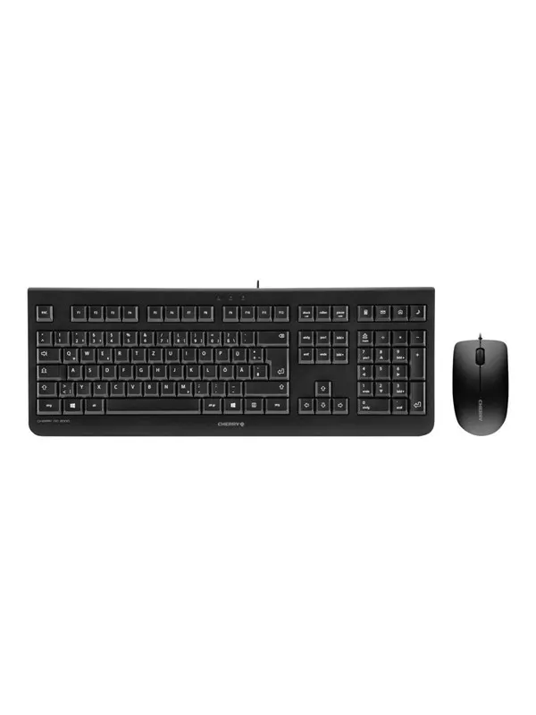 Cherry DC 2000 - Tastatur & Mus set - Ungerska - Svart