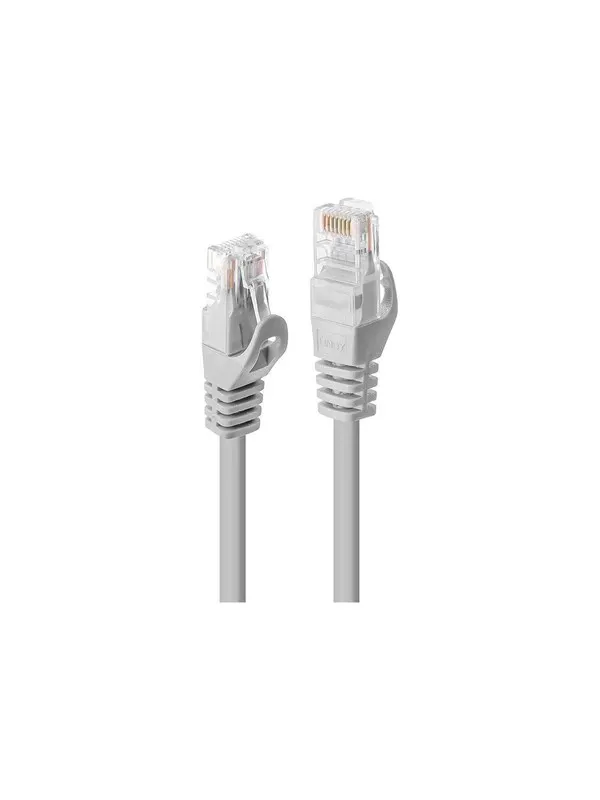 Lindy Basic patch cable - 10 m - grey - Grå - 10m