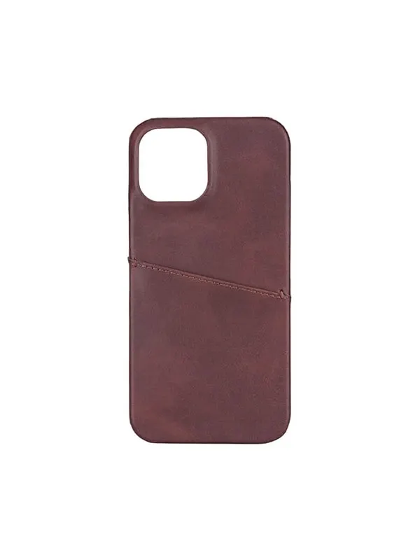 ONSALA Mobile Cover Brown with Cardpocket iPhone 12 6.7"
