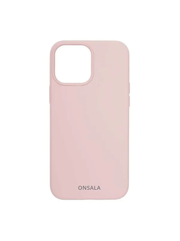 ONSALA Phone Case Silicone Sand Pink - iPhone 13 Pro Max