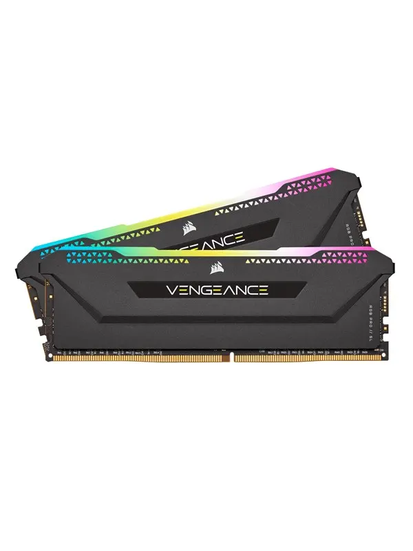 Corsair Vengeance RGB PRO SL DDR4-3200 - 32GB - CL16 - Dual Channel (2 pcs) - Intel XMP - Svart med RGB