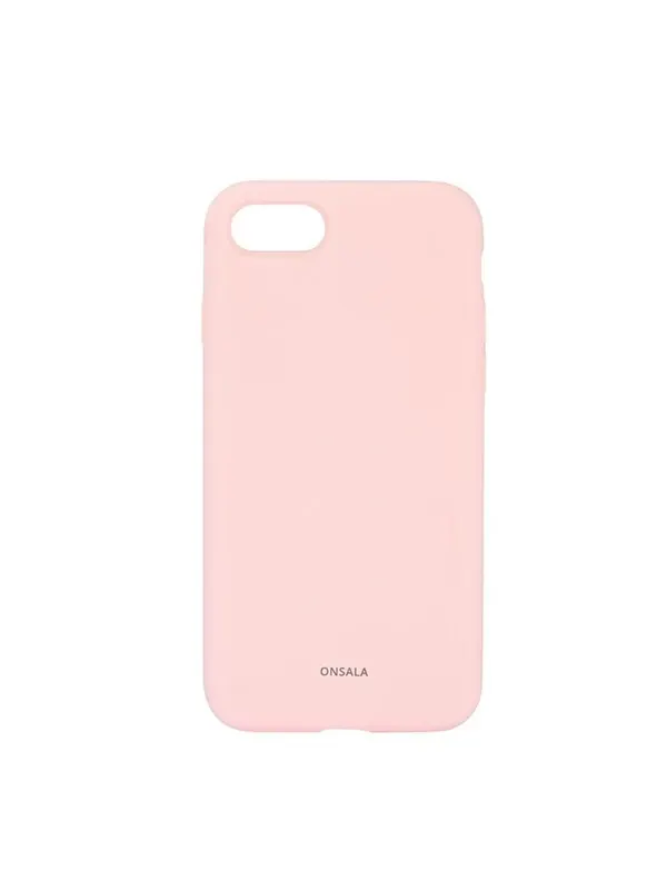 ONSALA Phone Case Silicone Chalk Pink - iPhone 6/7/8/SE