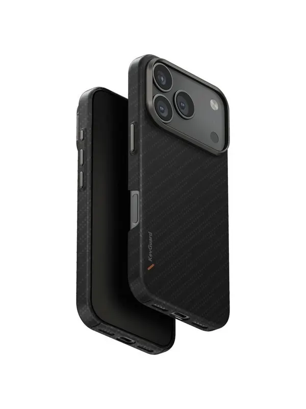 UNIQ Keva EDGE Magclick Charging Case for iPhone 17 Pro - Black