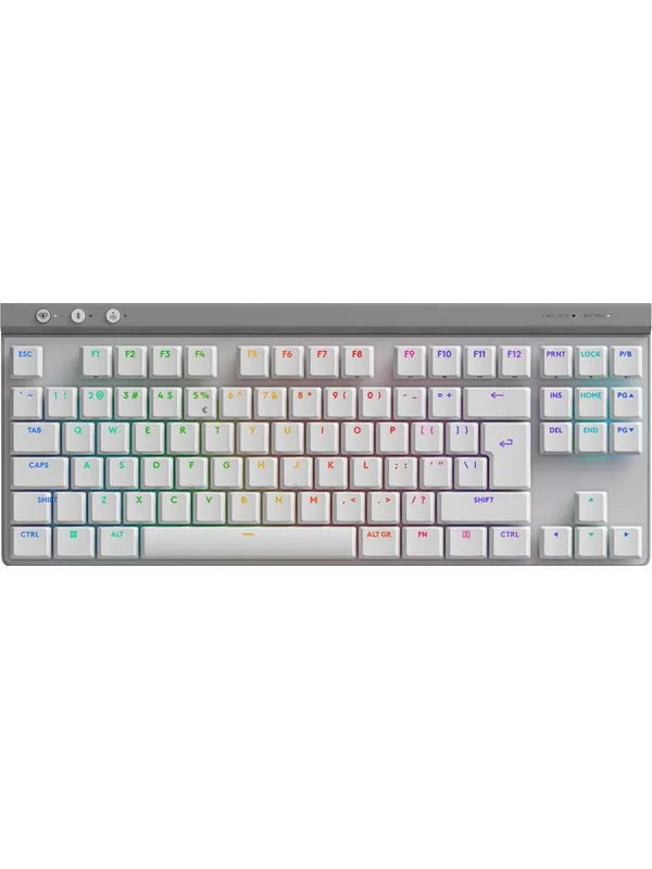 Logitech G515 LIGHTSPEED TKL - Tactile - Gaming Keyboard - Utan numpad - Engelska (US) - Vit
