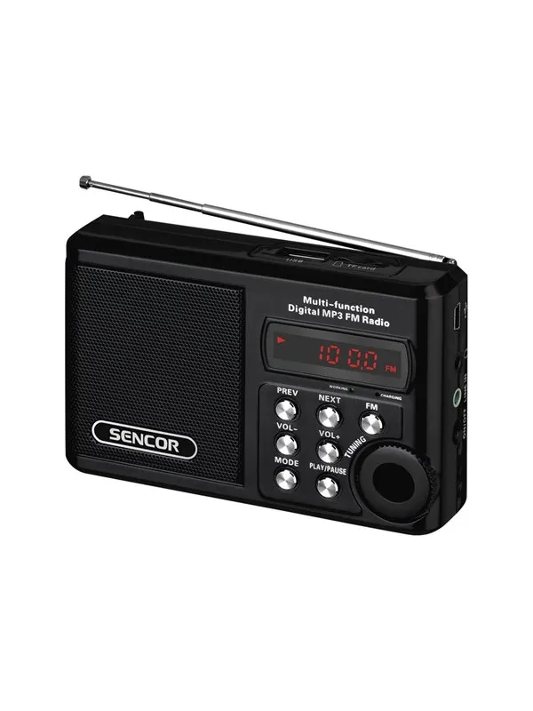 Sencor SRD 215 B - portable radio - MP3-spelare