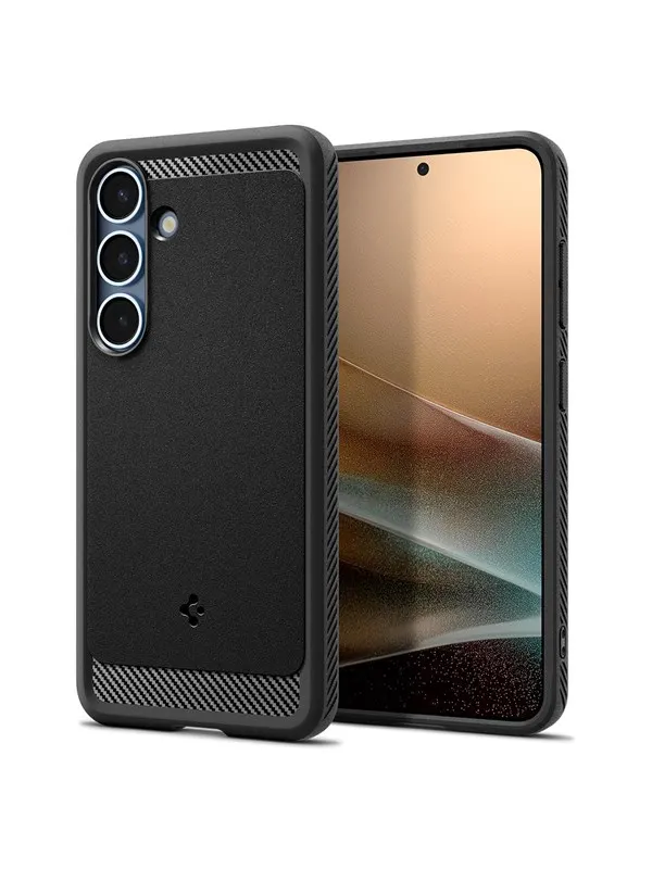 Spigen Rugged Armor MagSafe - matte black - Samsung Galaxy S25