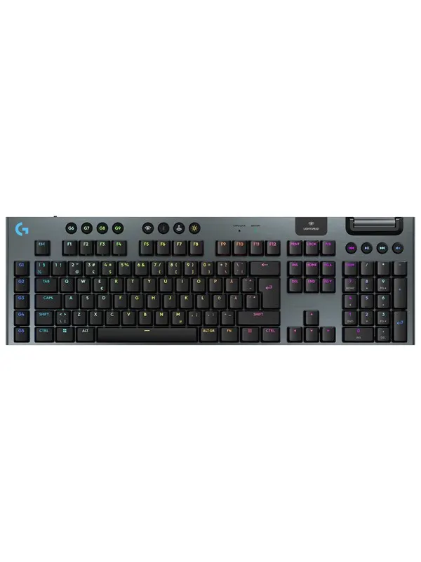 Logitech G915 X LIGHTSPEED - Clicky - 100% (full storlek - standard) - Gaming Tangentbord - Nordisk - Svart