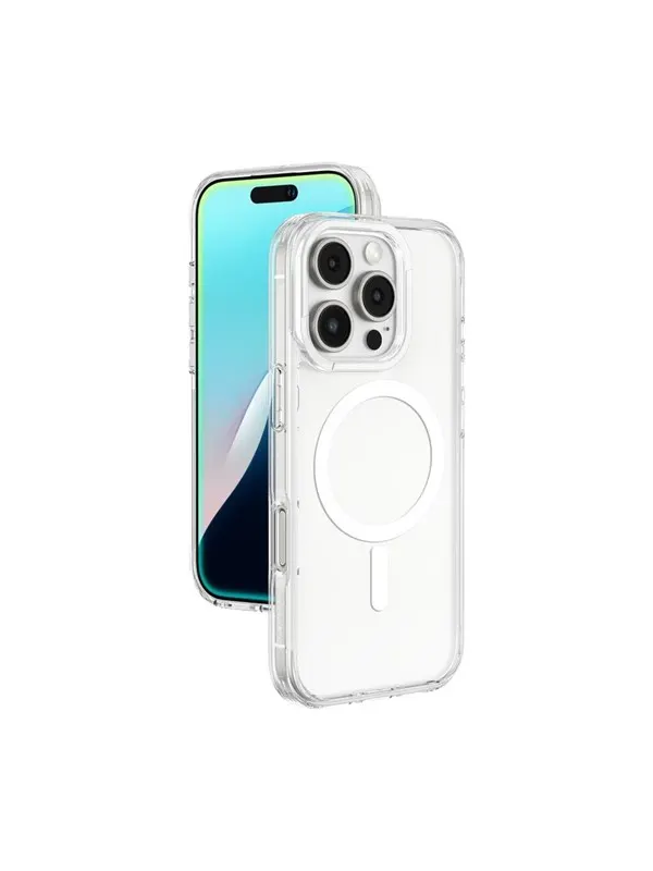 AmazingThing Minimal Mag Case with Magnetic Ring for iPhone 16 Pro - Transparent