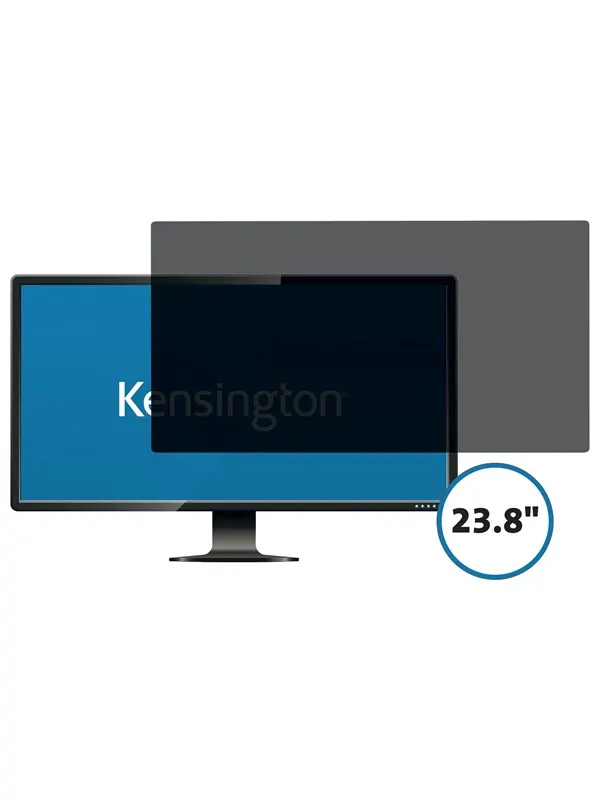 Kensington 23,8" (16:9) 2-vägs borttagbart sekretessfilter för bildskärmar