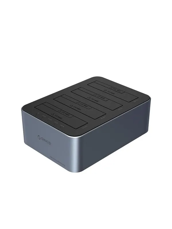 ORICO 6646C3-C 4-Drive Docking Station with Offline Clone Function 2.5"/3.5" SATA HDD/SSD - Gray