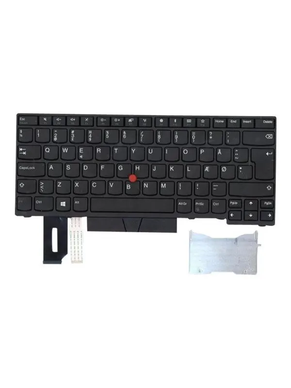 Lenovo Chicony - Laptop tagentbord - till ersättning - Dansk - Svart