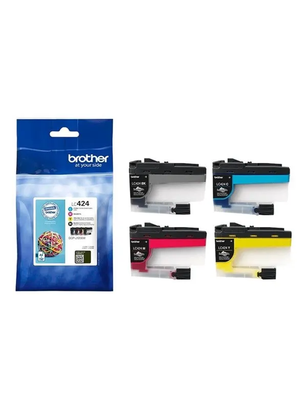 Brother 4-Pack (Black Yellow Cyan Magenta) original - ink cartridge