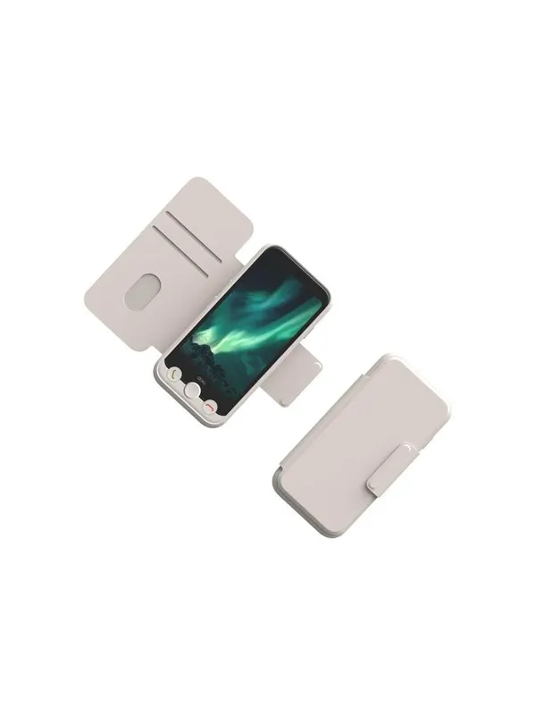 Doro Aurora A11 - Wallet Case - Bone