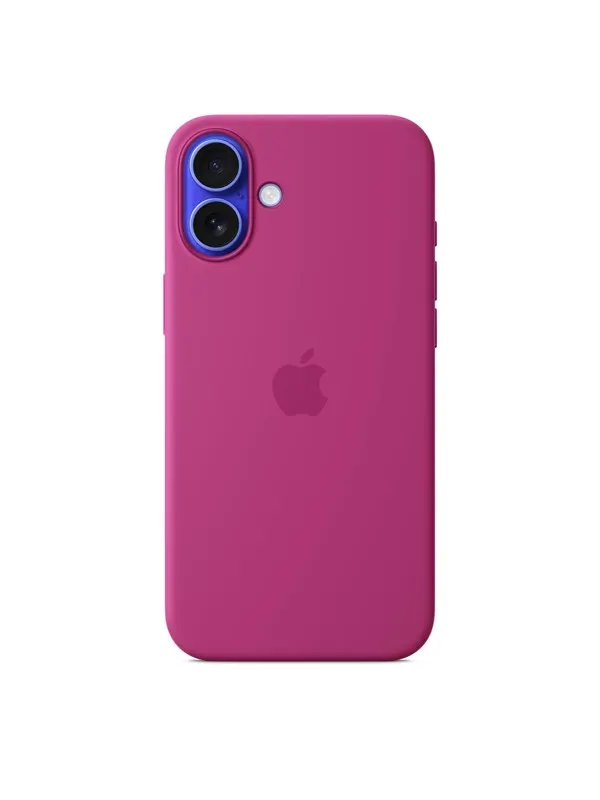 Apple iPhone 16 Plus Silicone Case with MagSafe - Fuchsia