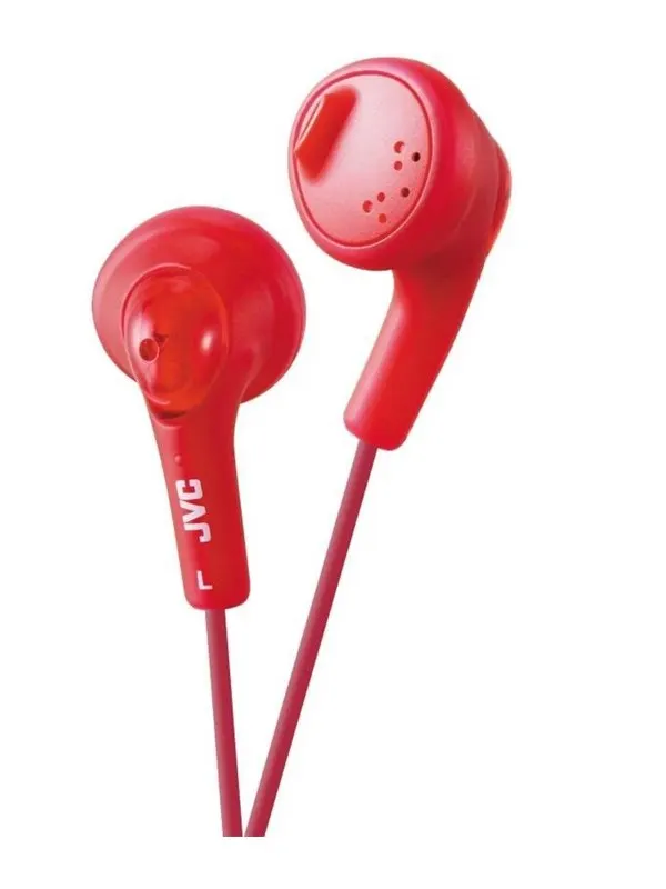JVC Gumy in-ear hörlurar - Röd