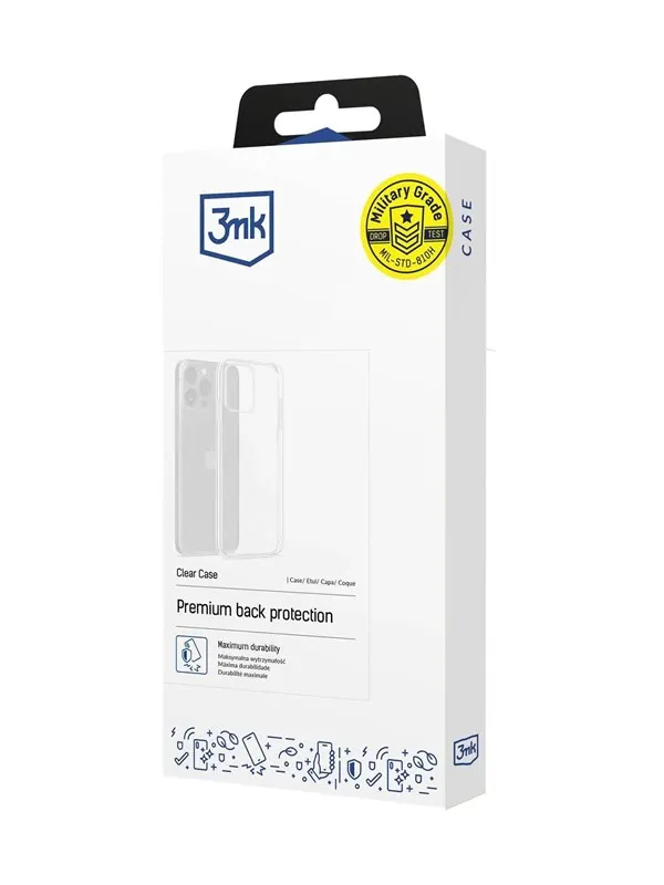 3mk Clear Case for Samsung Galaxy A16 - transparent
