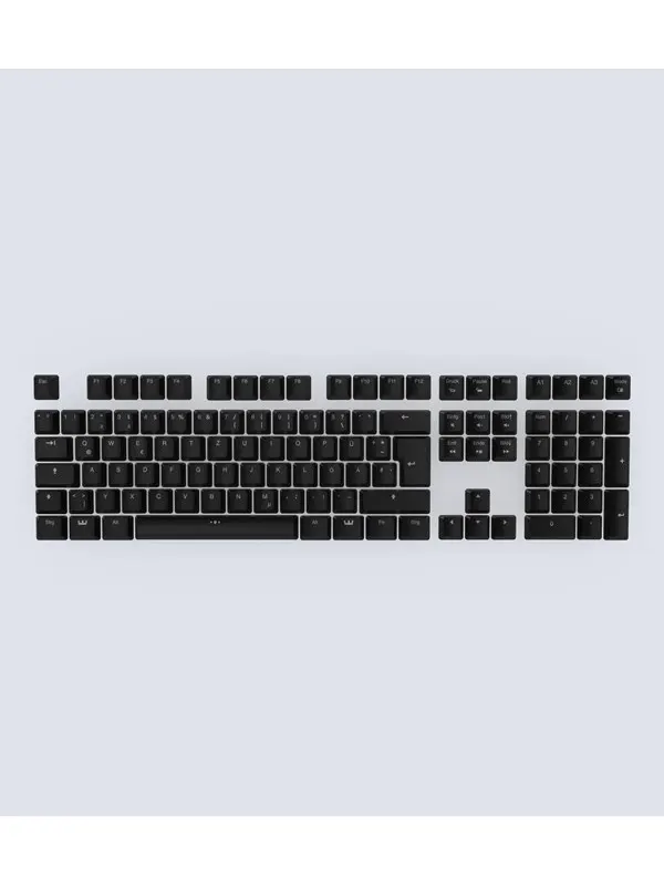 Wooting ABS ISO Keycaps - Knappsats - Tysk - Svart