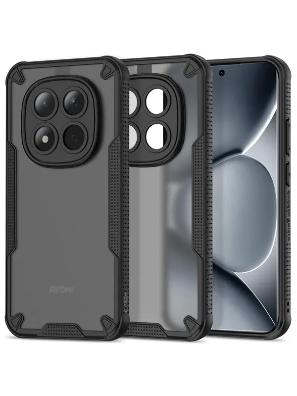 Tech-Protect Rugged Shield Case for Xiaomi Poco M8 Pro / Xiaomi Redmi Note 15 Pro+ 5G - Black