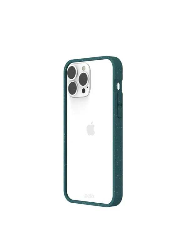 Pela Clear - iPhone 13 Pro Max case - Green