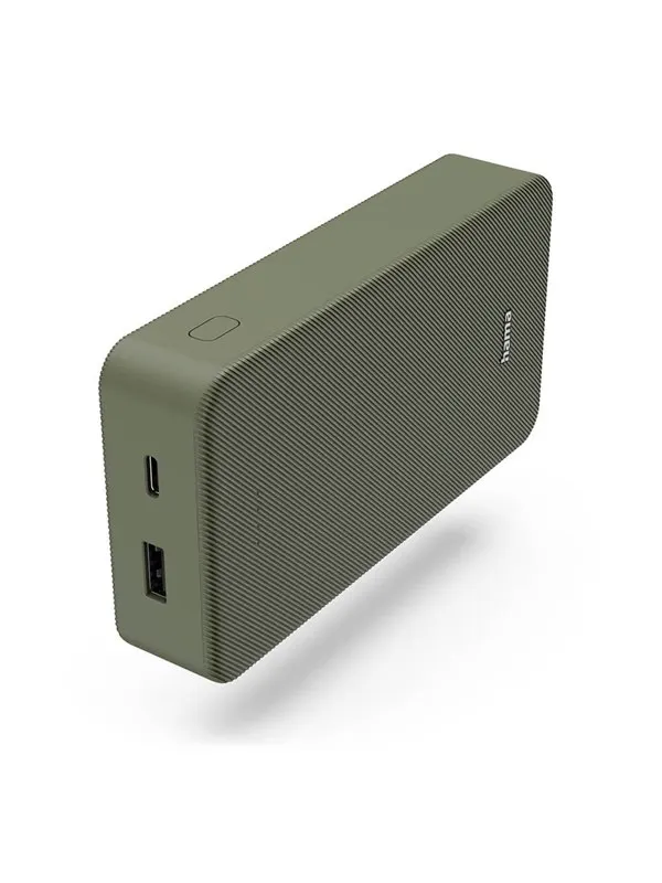 Hama Powerbank Colour 20 20000mAh USB-C+USB-A Green - 20000 mAh
