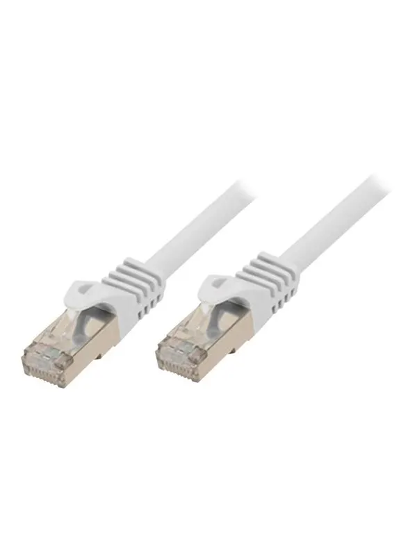 shiverpeaks BASIC-S patch cable - 15 m - white - Vit - 15m