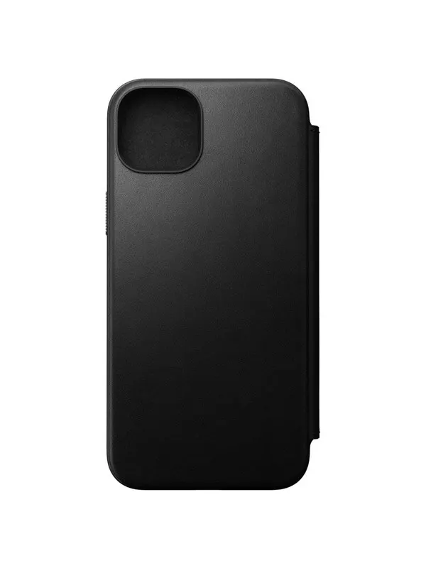 Nomad Modern Leather Folio - iPhone 15 Plus | Black | Leather