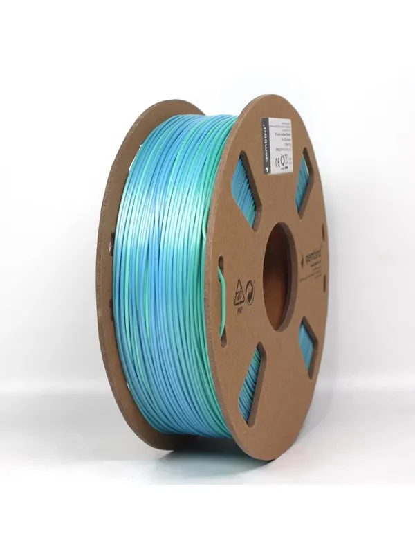 Gembird Silk PLA filament - Blågrön - 1.75mm ø - 1 kg