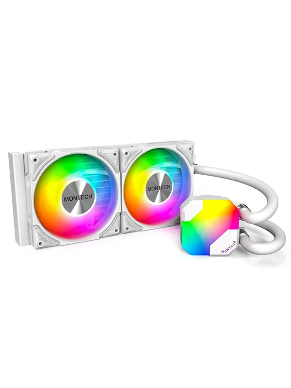 Montech Hyper Flow ARGB 240 - White - CPU Vattenkylare - Max 29 dBA